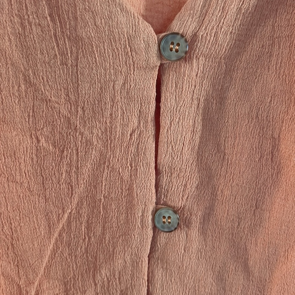 Love, Whit by Whitney Port Sand Stone Peasant Top,RTR - Picture 8 of 11